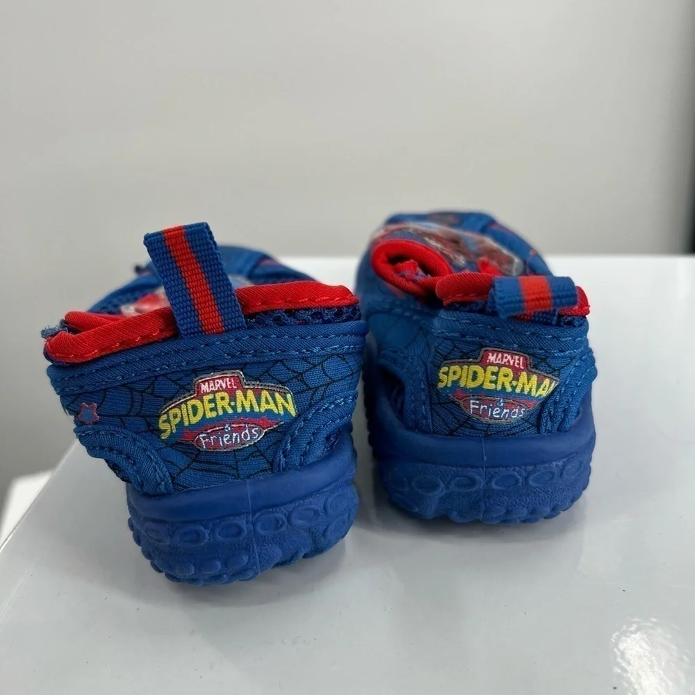 Marvel Spiderman & Friends Toddler Swim Shoes Small 1-2